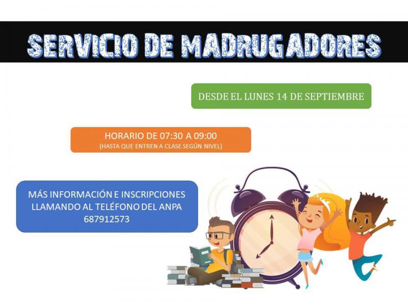 SERVICIO DE MADRUGADORES - Foto