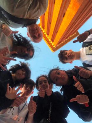 �xito de los J�venes cient�ficos de las Josefinas de Ourense en Barcelona. - Foto 1