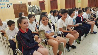 Visita de Ledicia Costas a 5� de Primaria - Foto 2