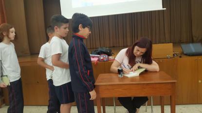Visita de Ledicia Costas a 5� de Primaria - Foto 11